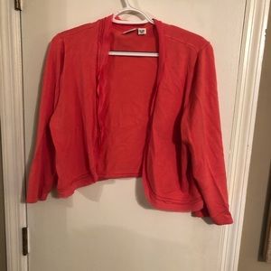 Coral 3/4 sleeve shrug